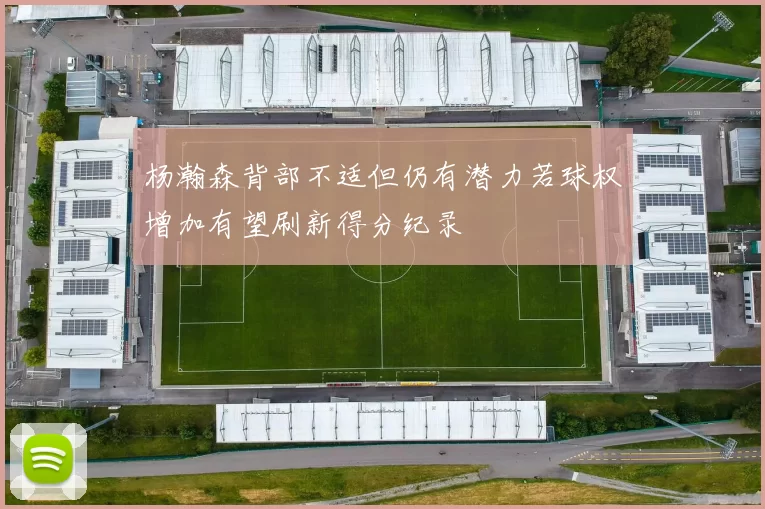 杨瀚森背部不适但仍有潜力若球权增加有望刷新得分纪录
